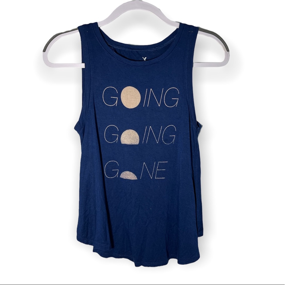 Open Back Flowy American Eagle Tank Top